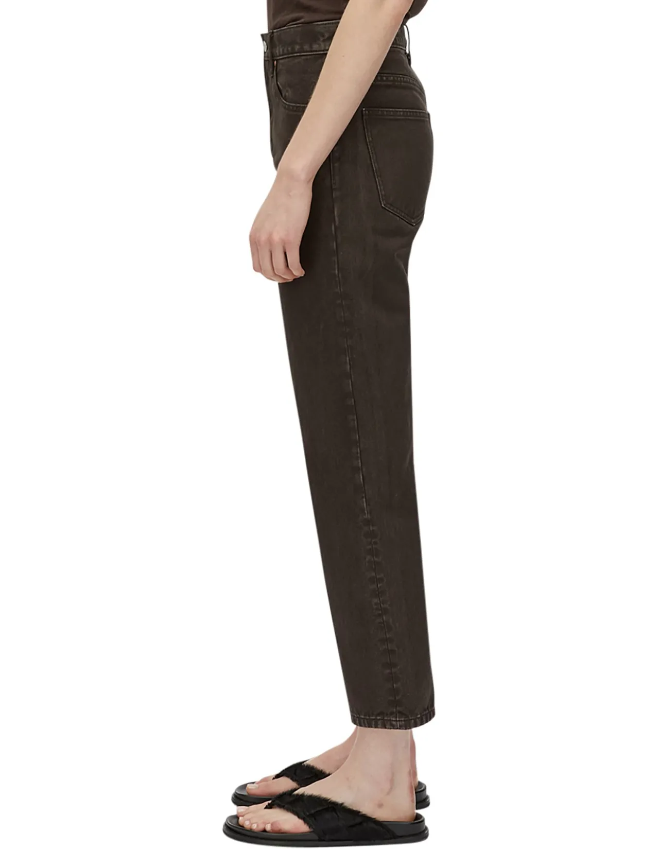 Daria Cropped Straight Leg Denim Jean