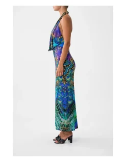 DEEP COWL PLUNGE DRESS