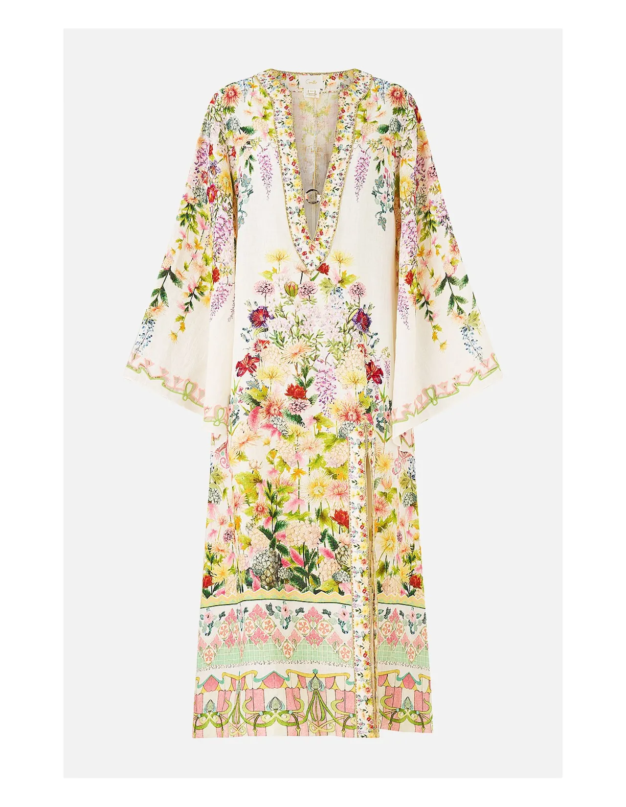 DEEP V NECK HARDWARE KAFTAN