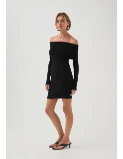 Deia Off Shoulder Long Sleeve Dress