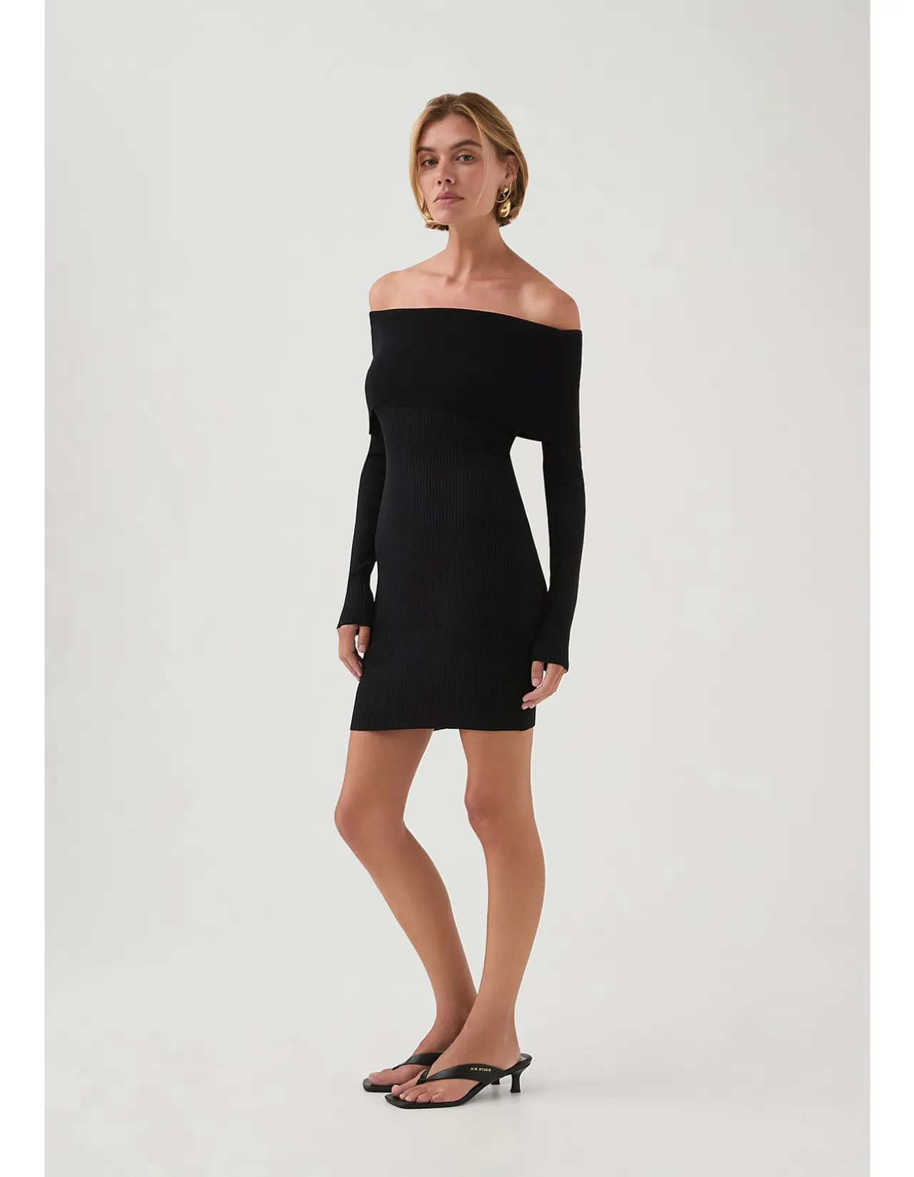 Deia Off Shoulder Long Sleeve Dress