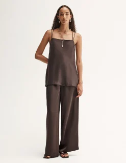 DELANEY SATIN TOP