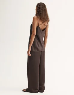 DELANEY SATIN TOP