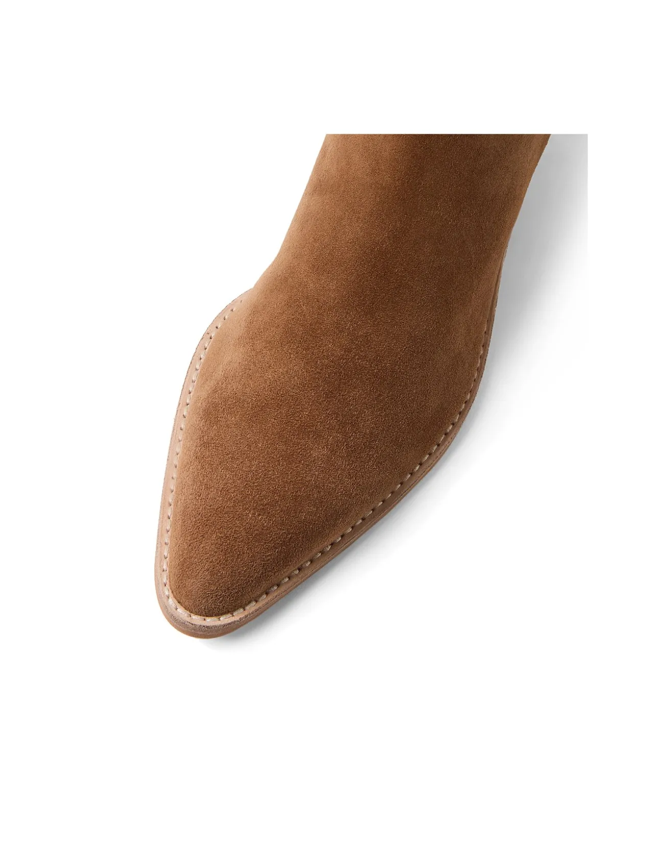 Demio Suede Low Heel Knee High Boots