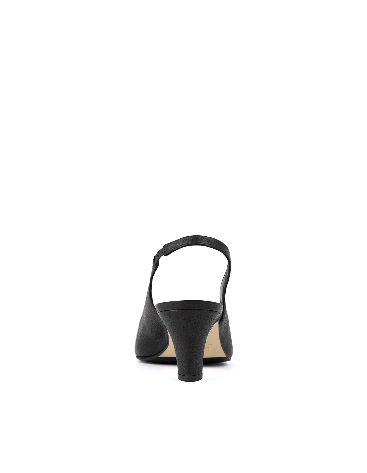DEMURE55 SLINGBACK WITH LEATHER ORNAMENT