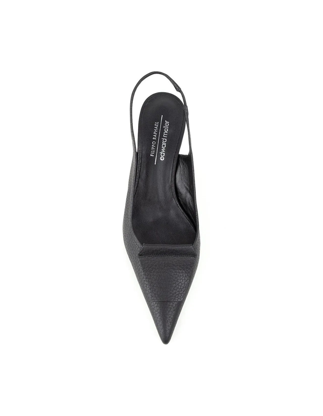 DEMURE55 SLINGBACK WITH LEATHER ORNAMENT