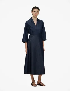 Denim A-line Skirt