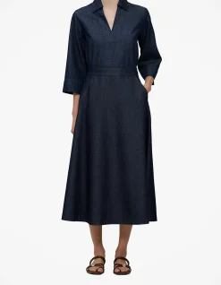 Denim A-line Skirt