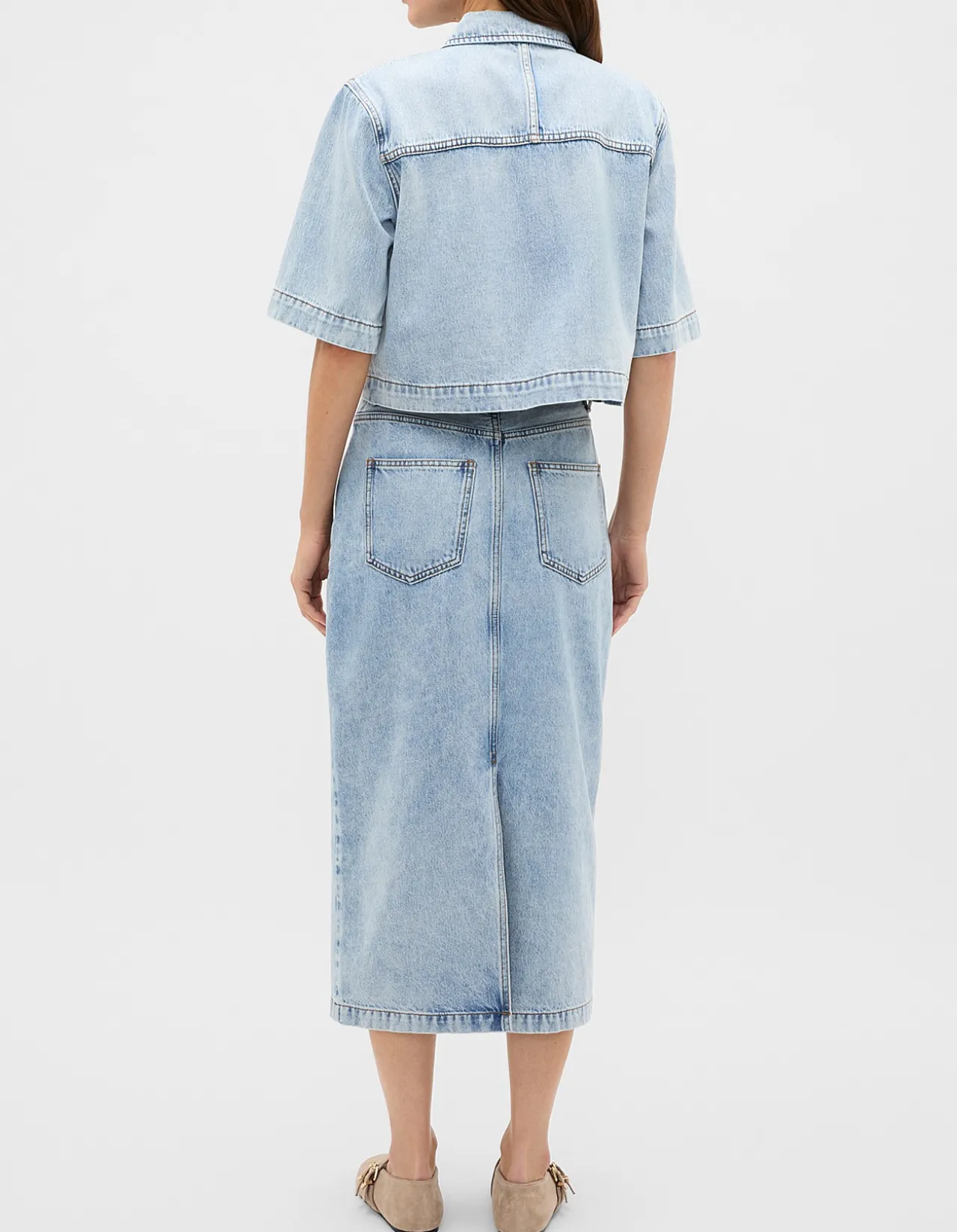 DENIM BOXY SHIRT