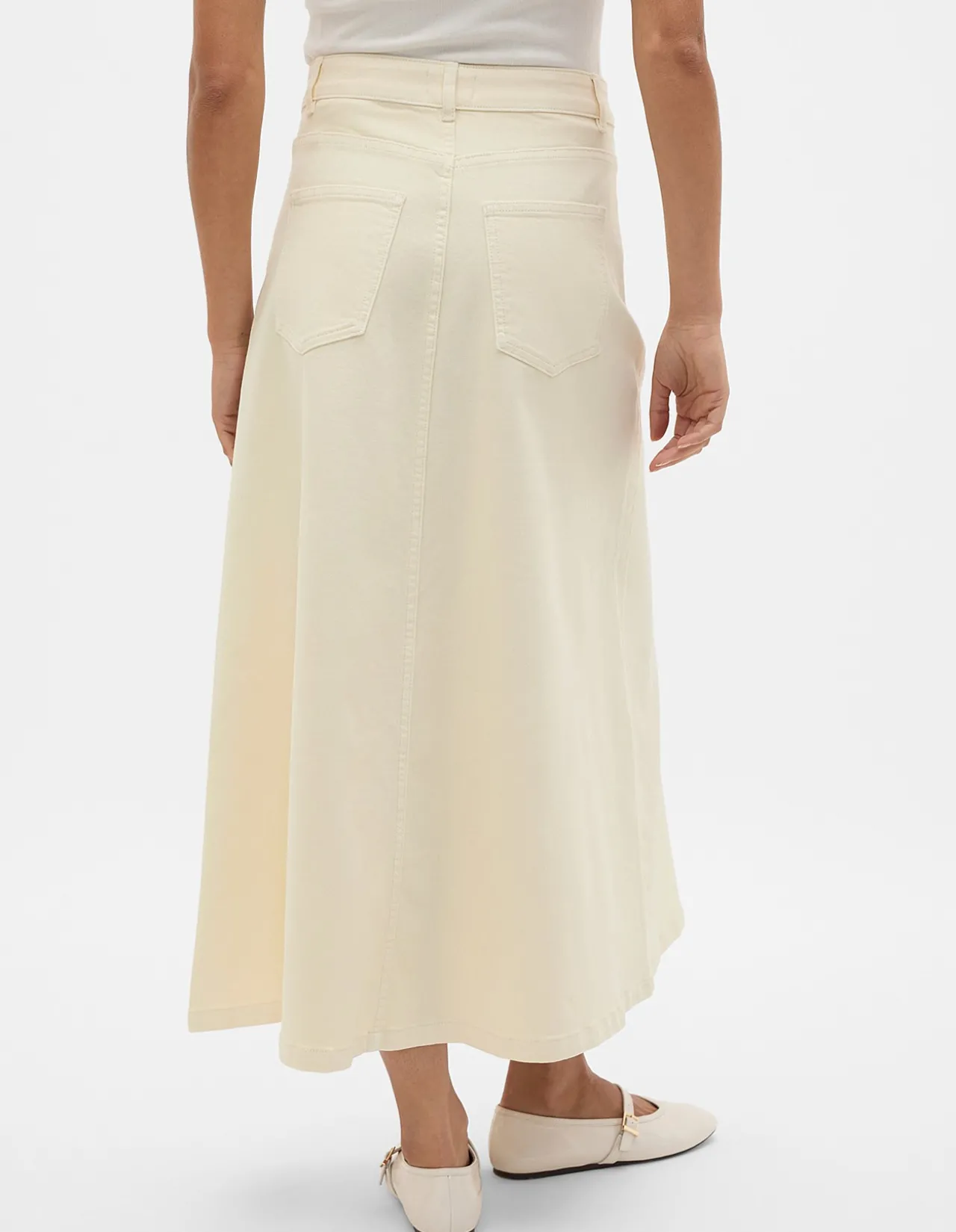 DENIM MIDI SKIRT