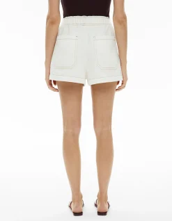 Denim Pull On Shorts