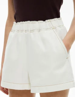 Denim Pull On Shorts