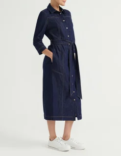DENIM SHIRT DRESS