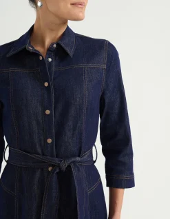 DENIM SHIRT DRESS