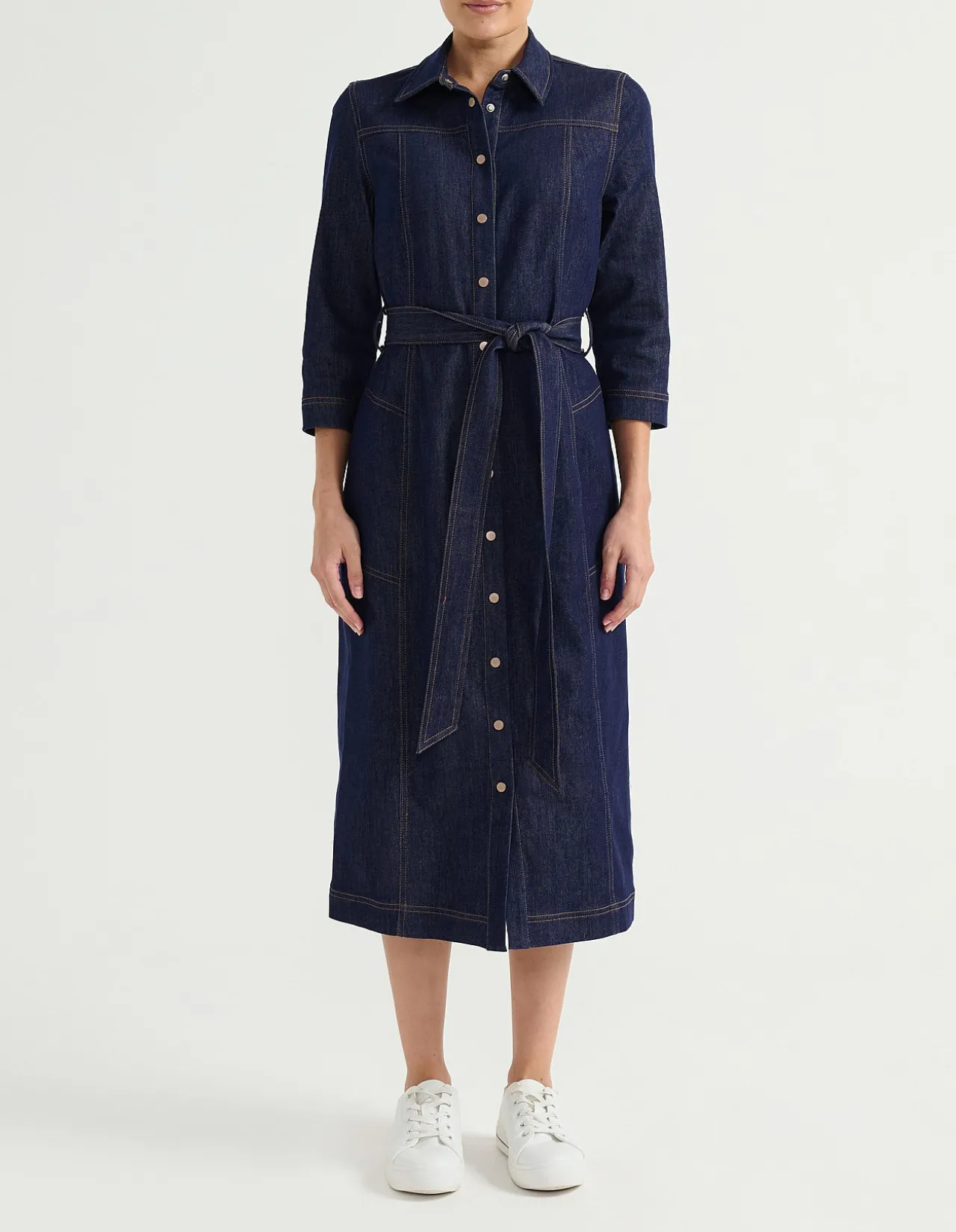 DENIM SHIRT DRESS