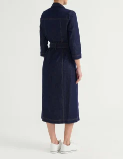 DENIM SHIRT DRESS