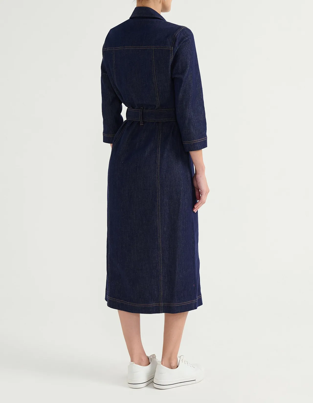 DENIM SHIRT DRESS