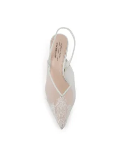 DESTINE60 LACE FRONT MESH SLINGBACK