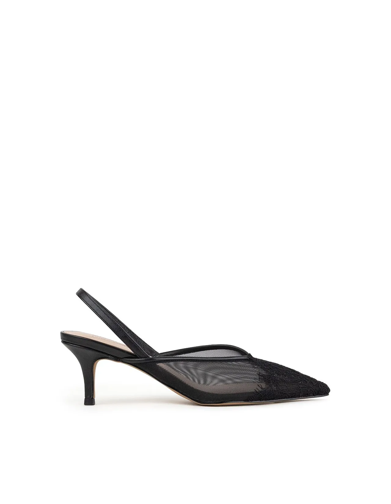 DESTINE60 LACE FRONT MESH SLINGBACK