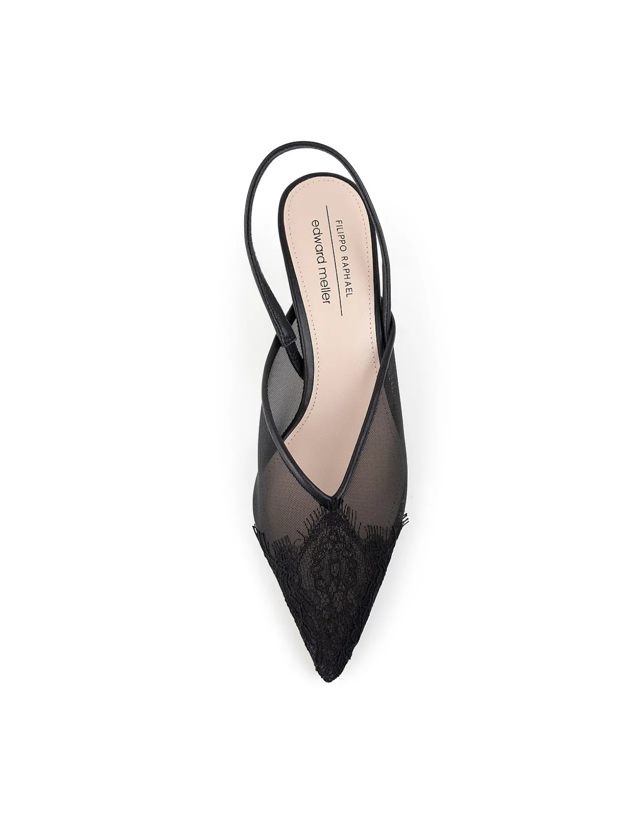 DESTINE60 LACE FRONT MESH SLINGBACK