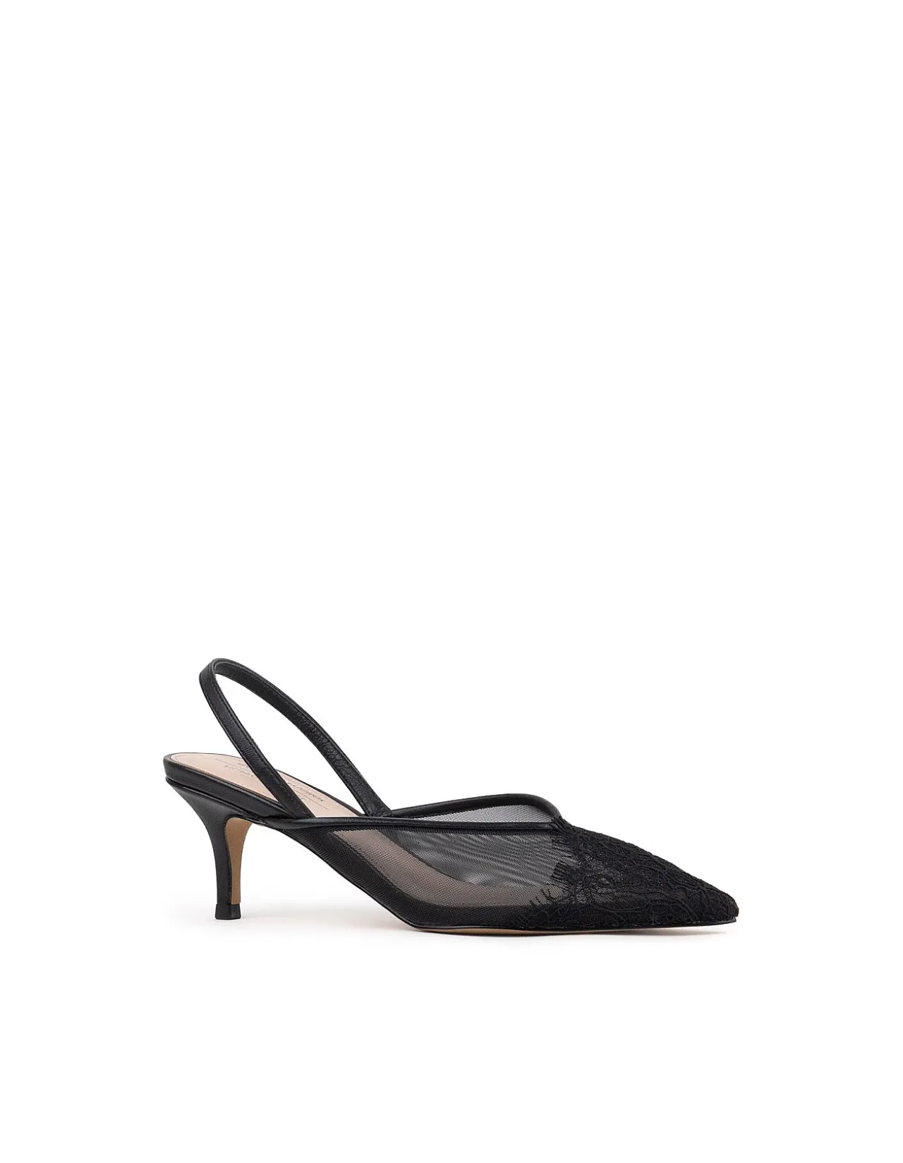 DESTINE60 LACE FRONT MESH SLINGBACK