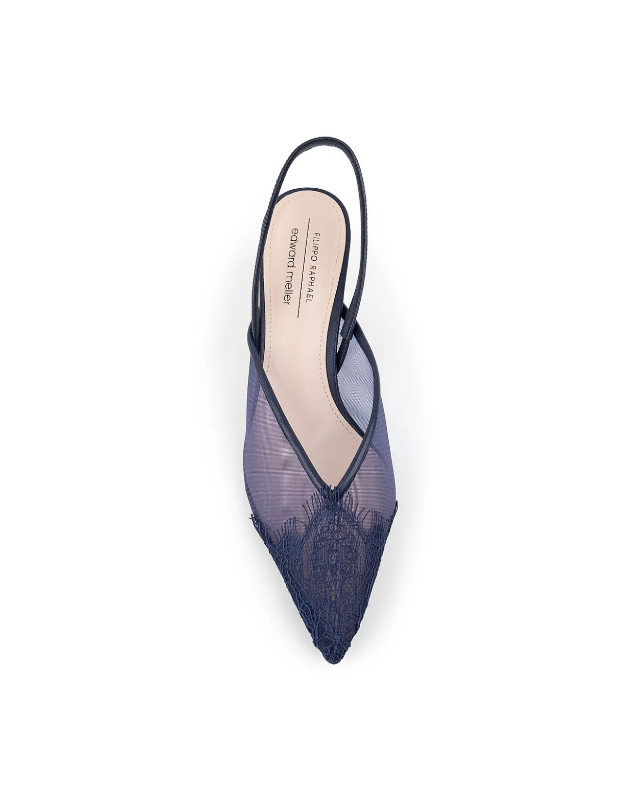 DESTINE60 LACE FRONT MESH SLINGBACK