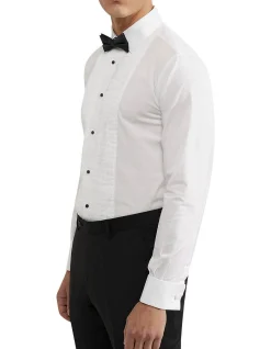 DINNER SHIRT WITH FRONT PLEATS