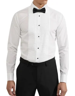 DINNER SHIRT WITH FRONT PLEATS