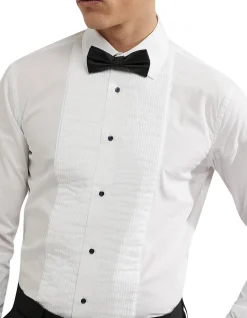 DINNER SHIRT WITH FRONT PLEATS