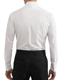 DINNER SHIRT WITH FRONT PLEATS