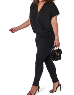 Dip It Low Top Overlapped Wrap Black