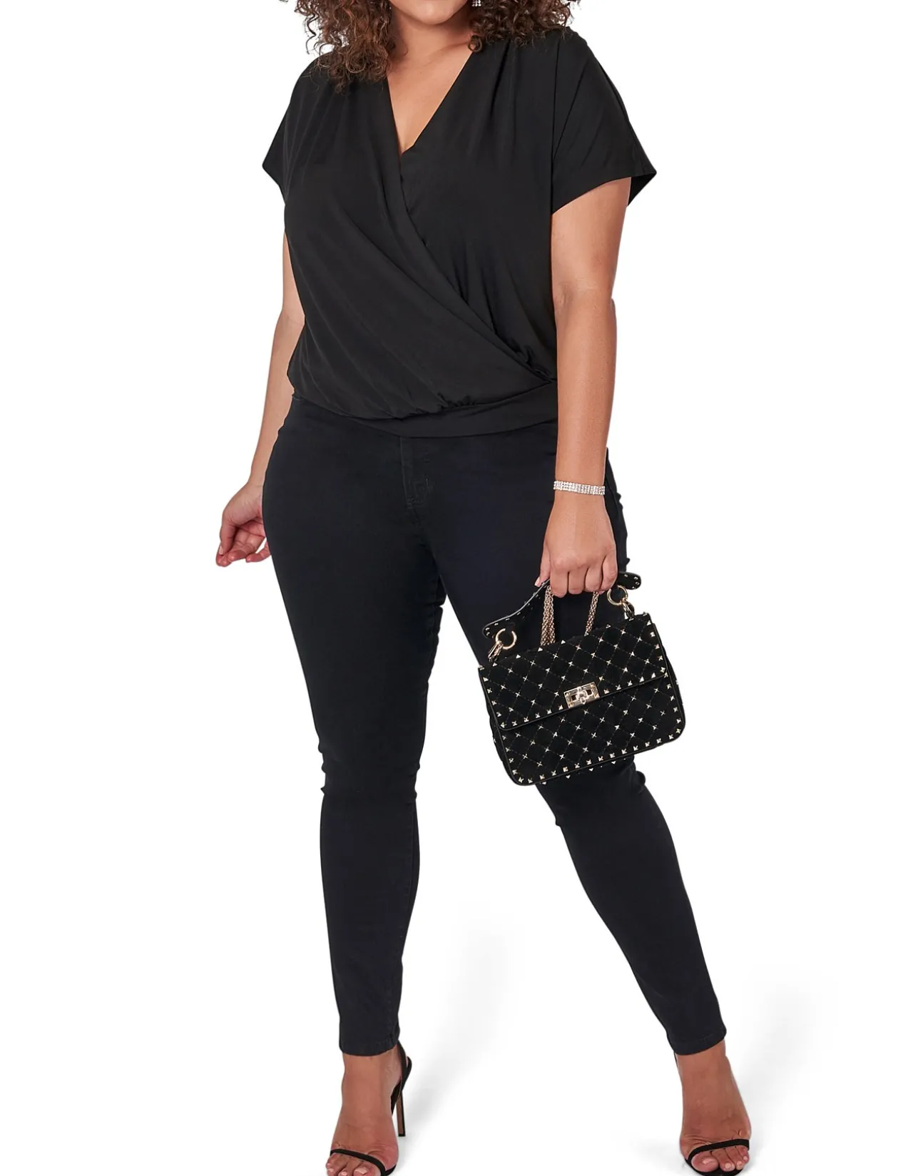 Dip It Low Top Overlapped Wrap Black