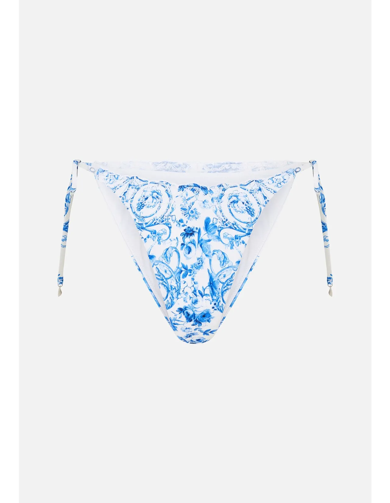 DIP WAIST CHEEKY BIKINI BOTTOM W TIE SIDES