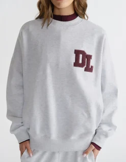 D-LUXE LOGO CREW SWEAT