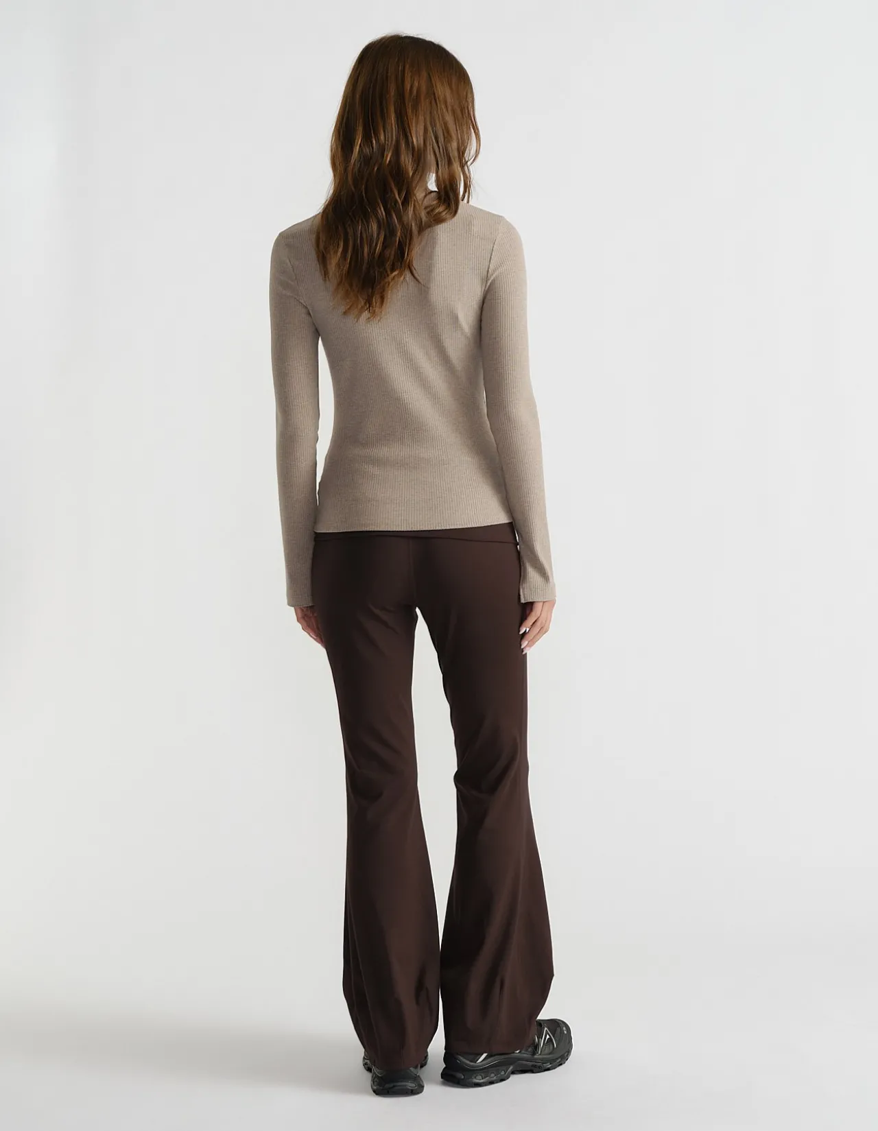 D-LUXE LONG SLEEVE RIB TOP