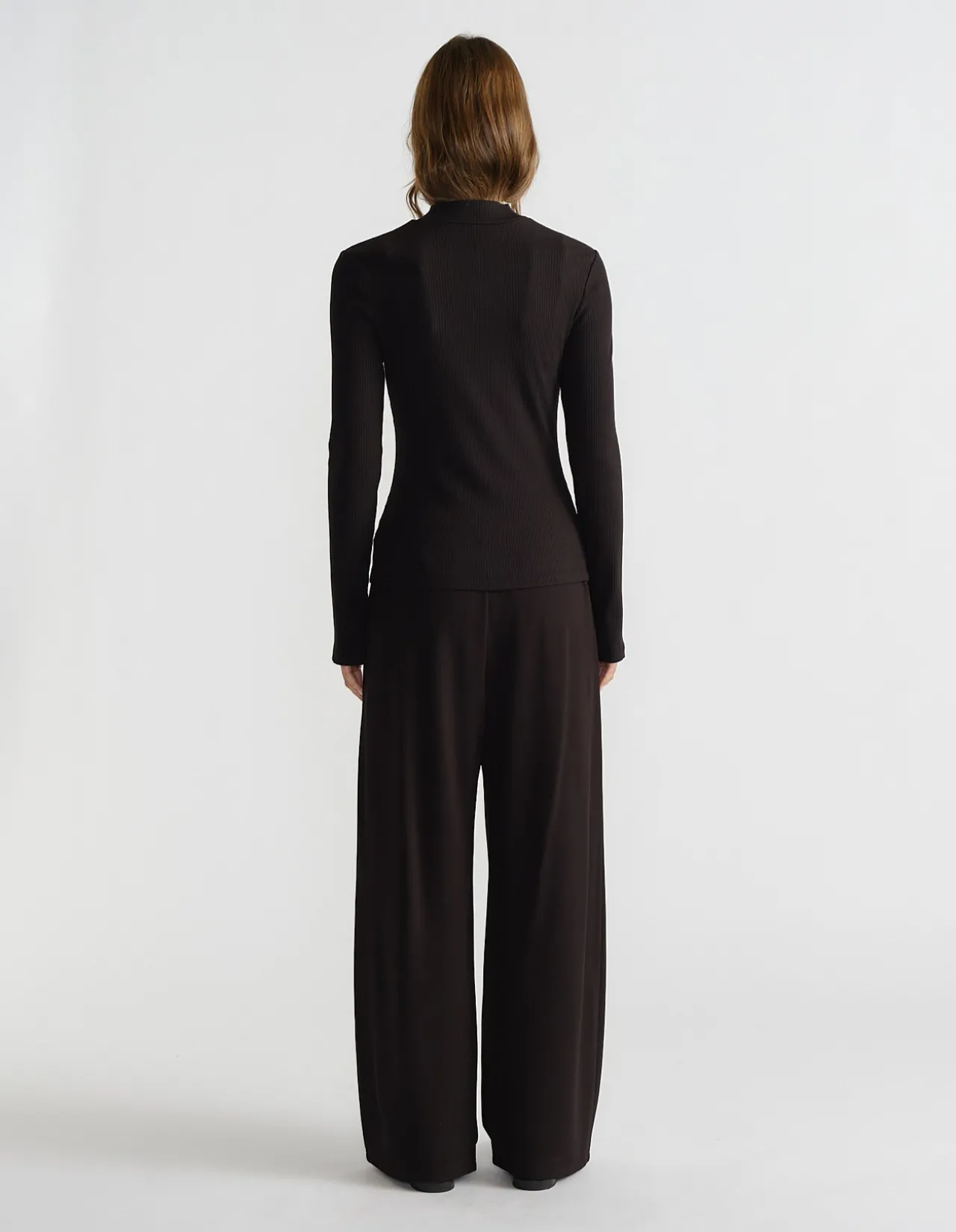D-LUXE LONG SLEEVE RIB TOP
