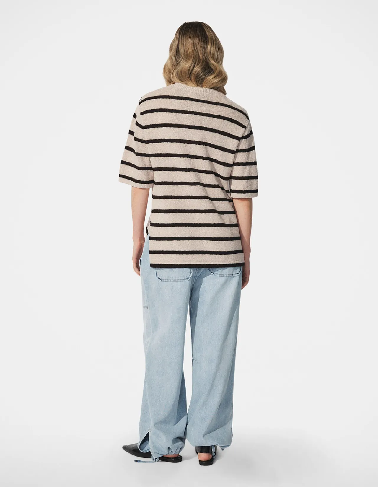 D-Luxe Relaxed Drawcord Denim Jogger Pants