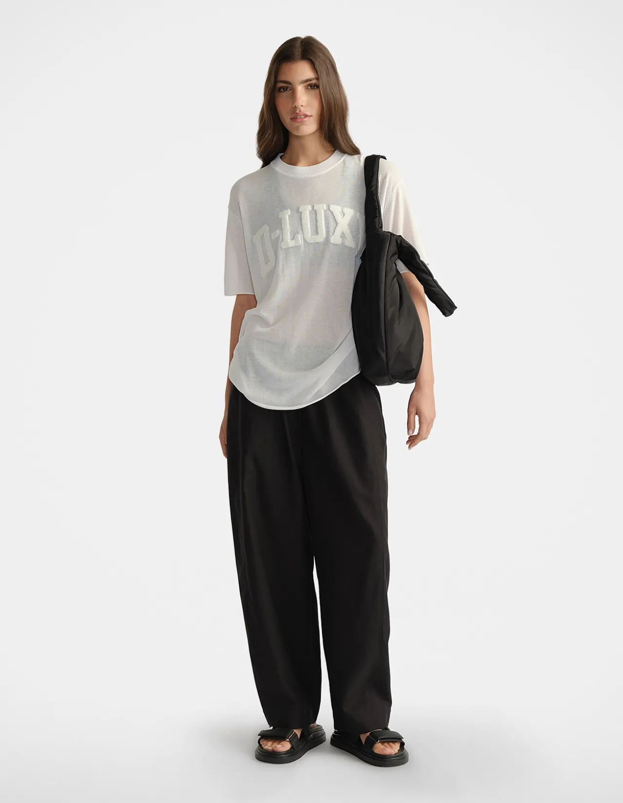 D-LUXE FINE KNIT TEE