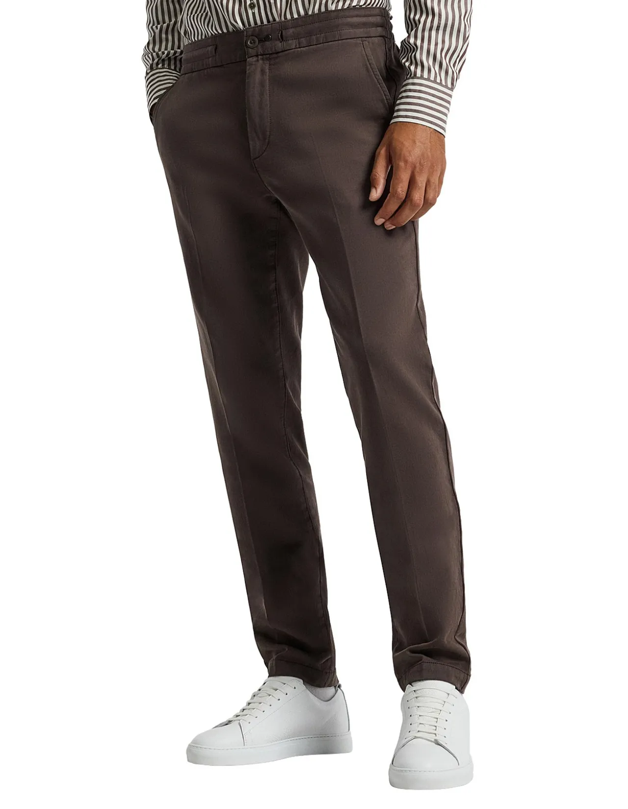 Dobby Denim Drawstring Pants