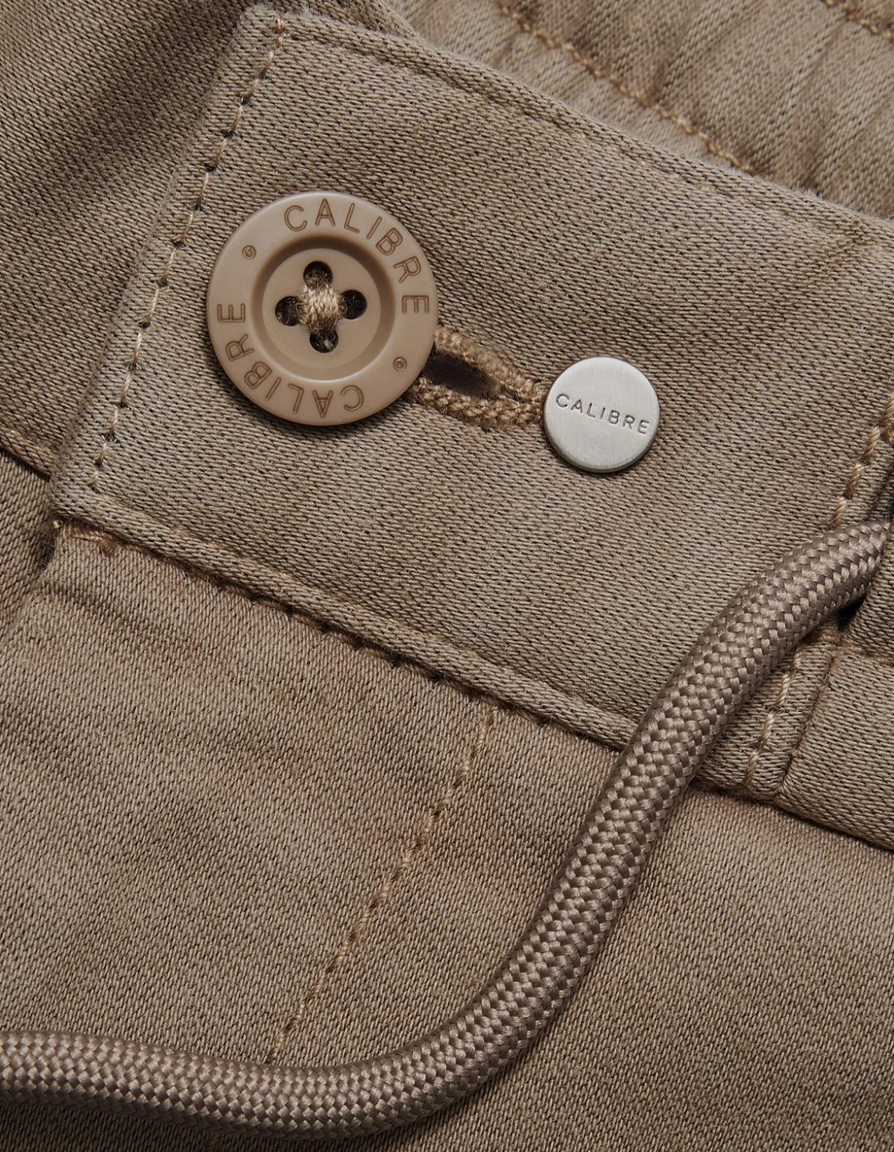 Dobby Denim Drawstring Pants