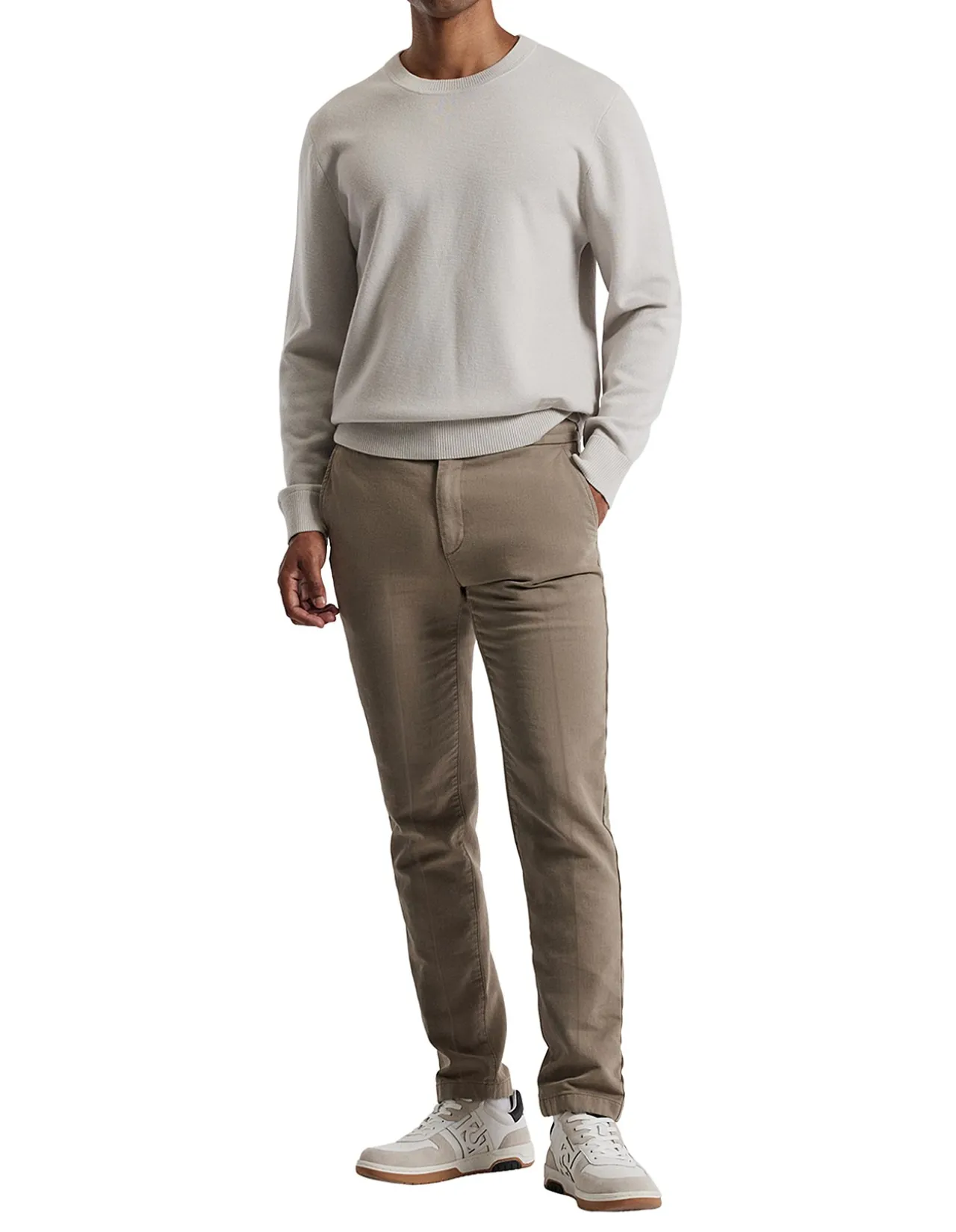 Dobby Denim Drawstring Pants