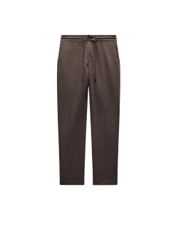 Dobby Denim Drawstring Pants