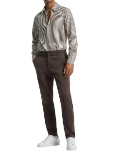 Dobby Denim Drawstring Pants