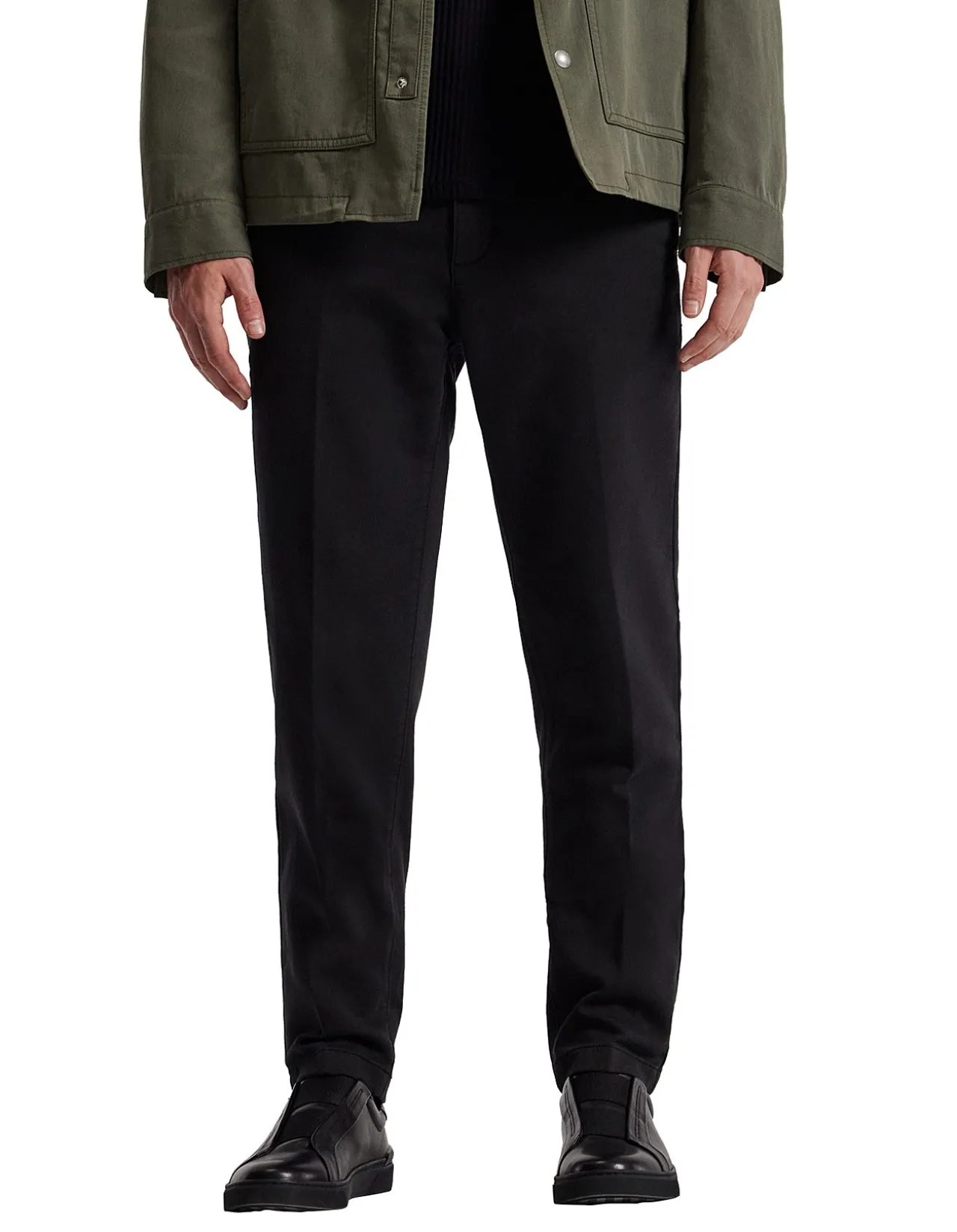 Dobby Denim Drawstring Pants