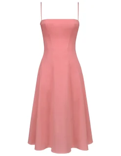 DOLLY'COTTON FLARED MIDI SUNDRESS