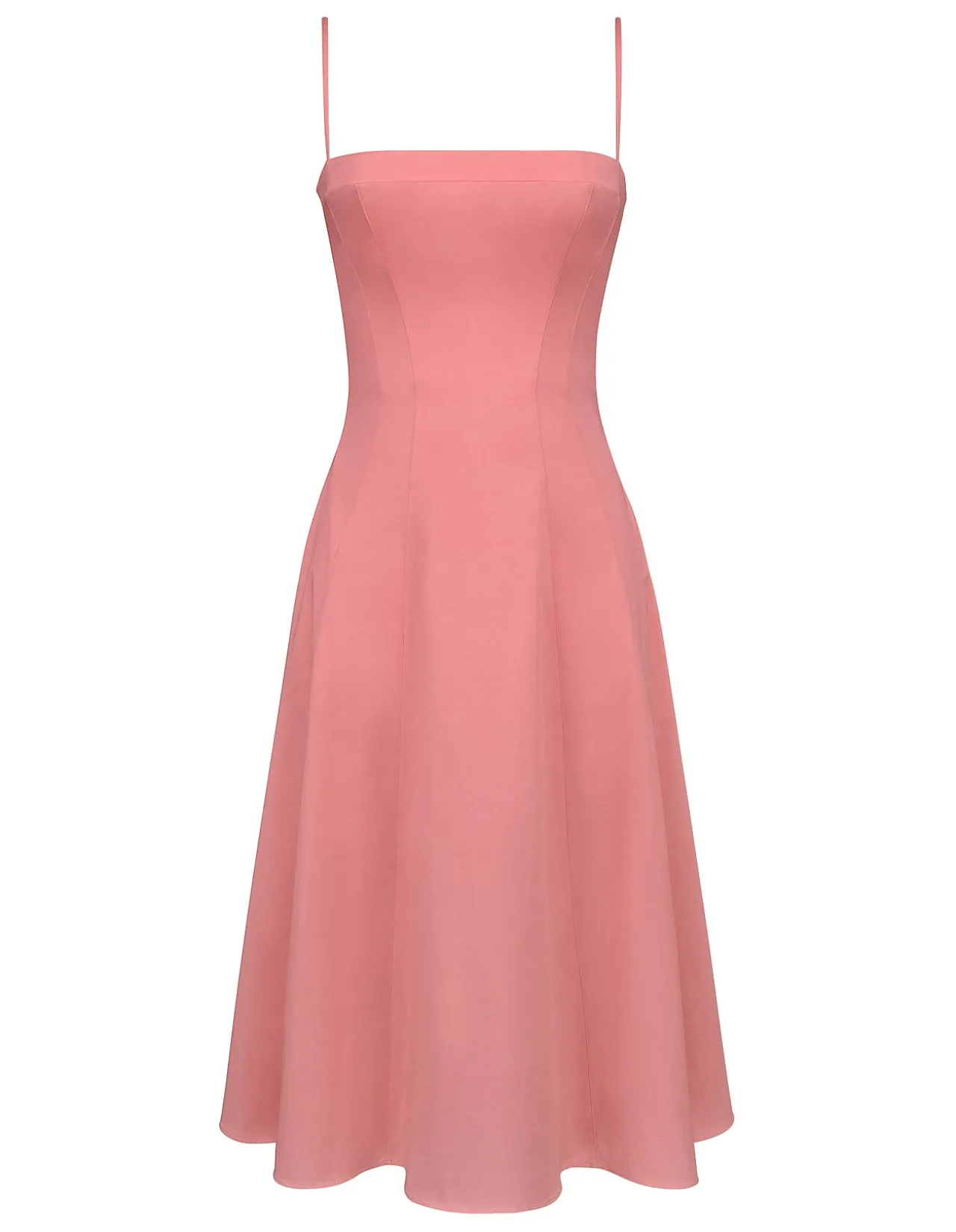 DOLLY'COTTON FLARED MIDI SUNDRESS