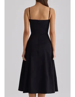 DOLLY FLARED MIDI SUNDRESS