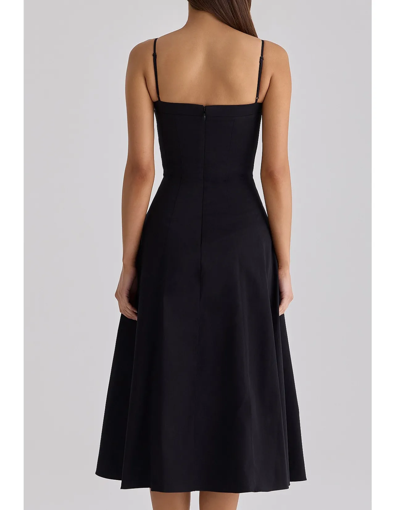 DOLLY FLARED MIDI SUNDRESS