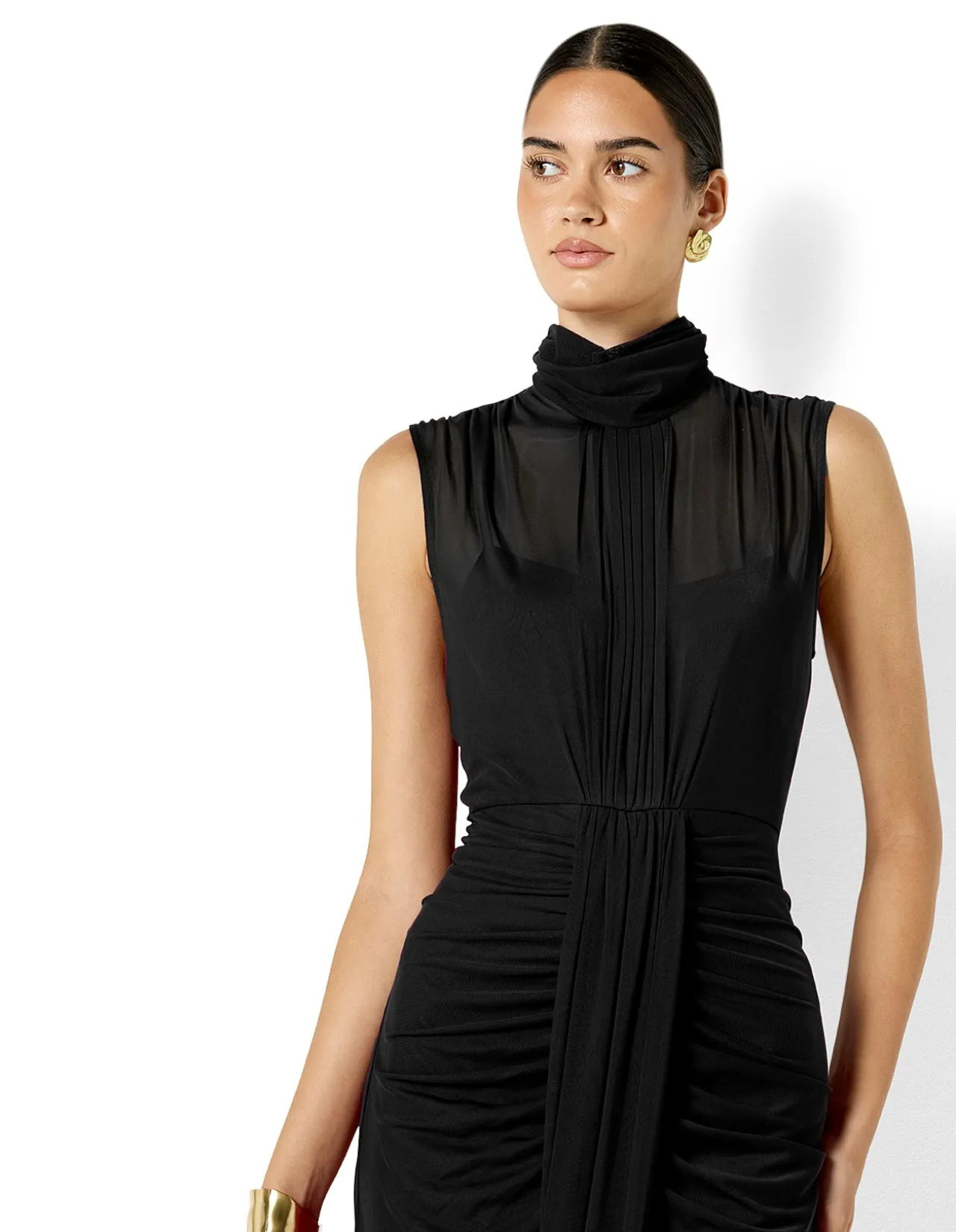 DOMINIQUE MESH GOWN