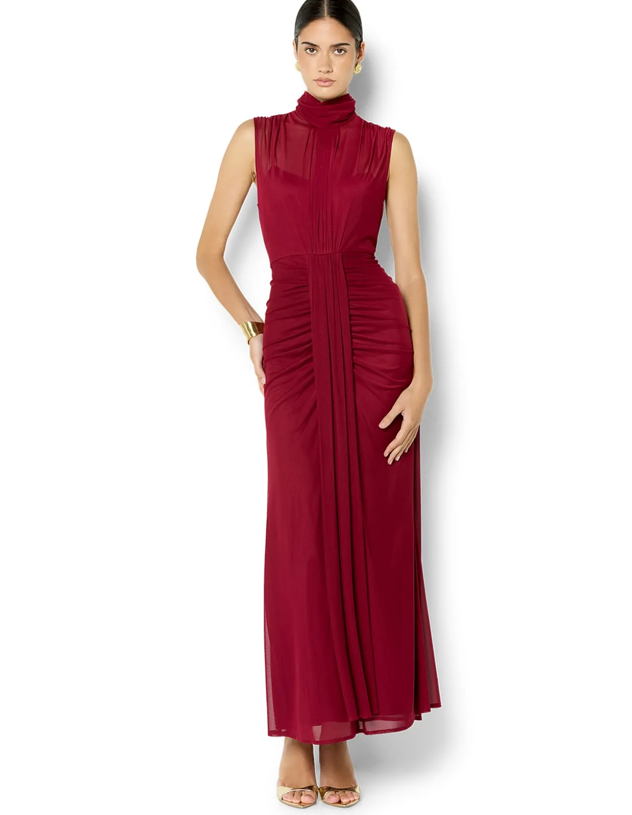 DOMINIQUE MESH GOWN